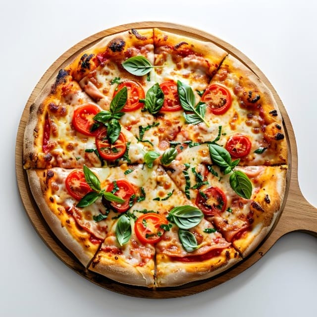 Tomato & Basil Pizza (Medium).